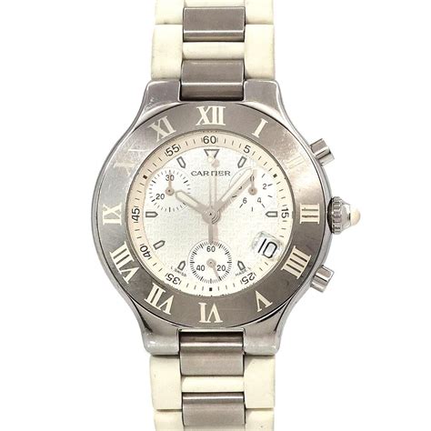 cartier must 21 chronoscaph w10184u2|Men's Pre.